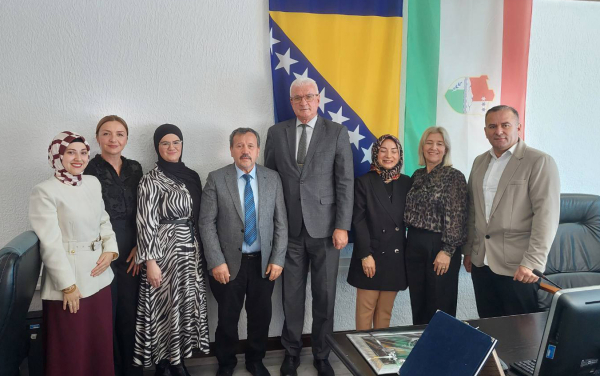 Delegacija bratske škole Şehit Mahir Ayabak İmam Hatip Ortaokulu iz Istanbula posjetila Premijera SBK