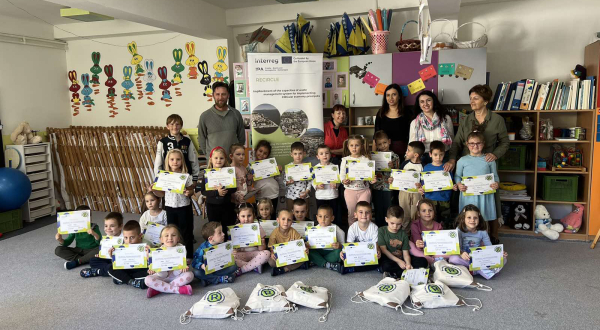 Edukativne radionice o recikliranju za najmlađe u vrtićima Kantona Središnja Bosna