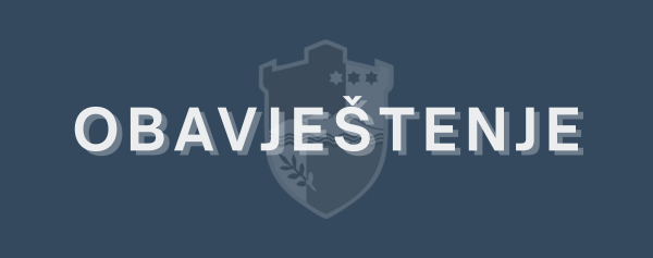 OBAVJEŠTENJE